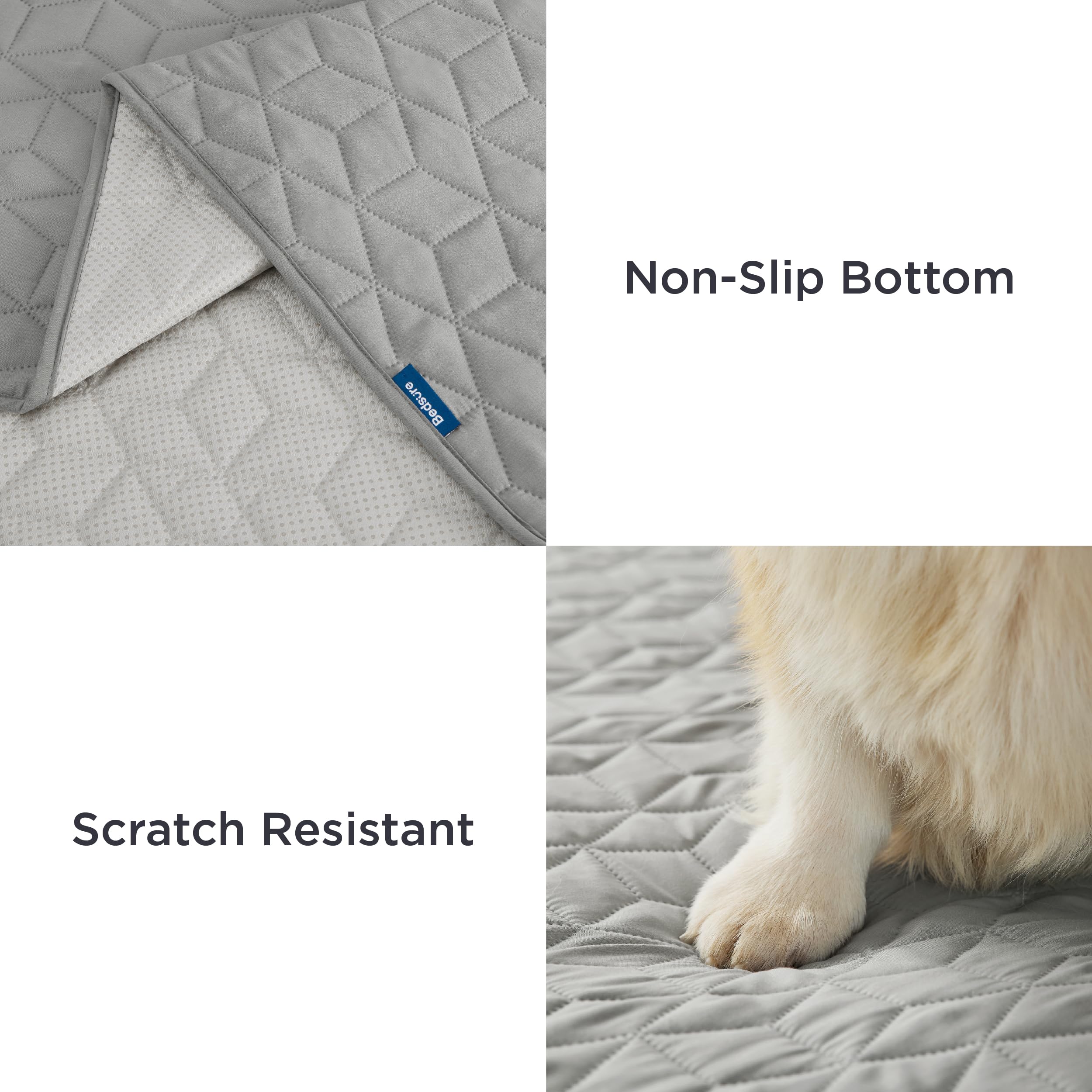 Foto 4 pulgar | Funda De Sofá Impermeable 100% Para Perros, Lavable, Gris - Venta Internacional.