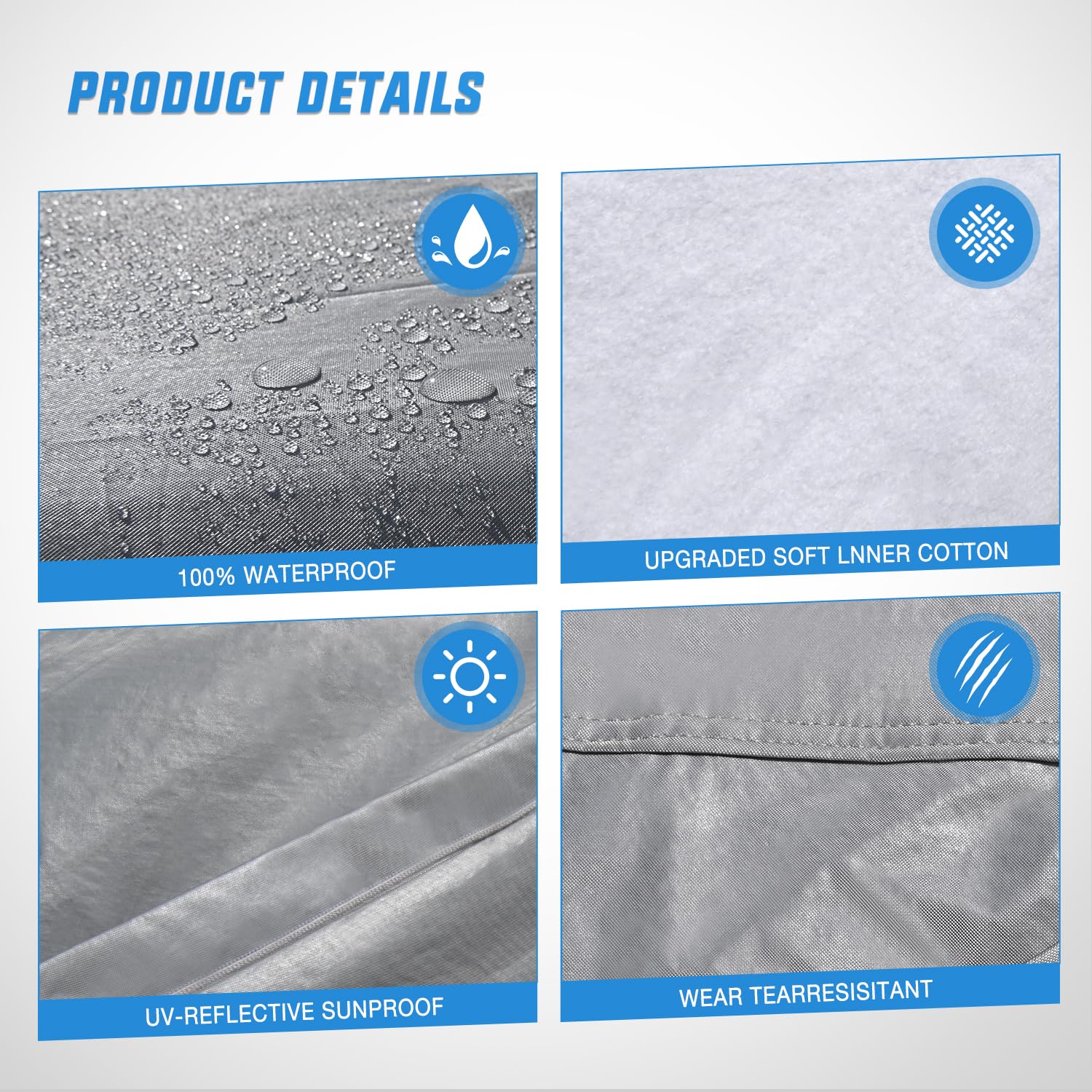 Foto 3 pulgar | Funda De Coche Nilight Impermeable Para Todo Tipo De Clima, Tamaño Sedán, 186-193 Cm - Venta Internacional.