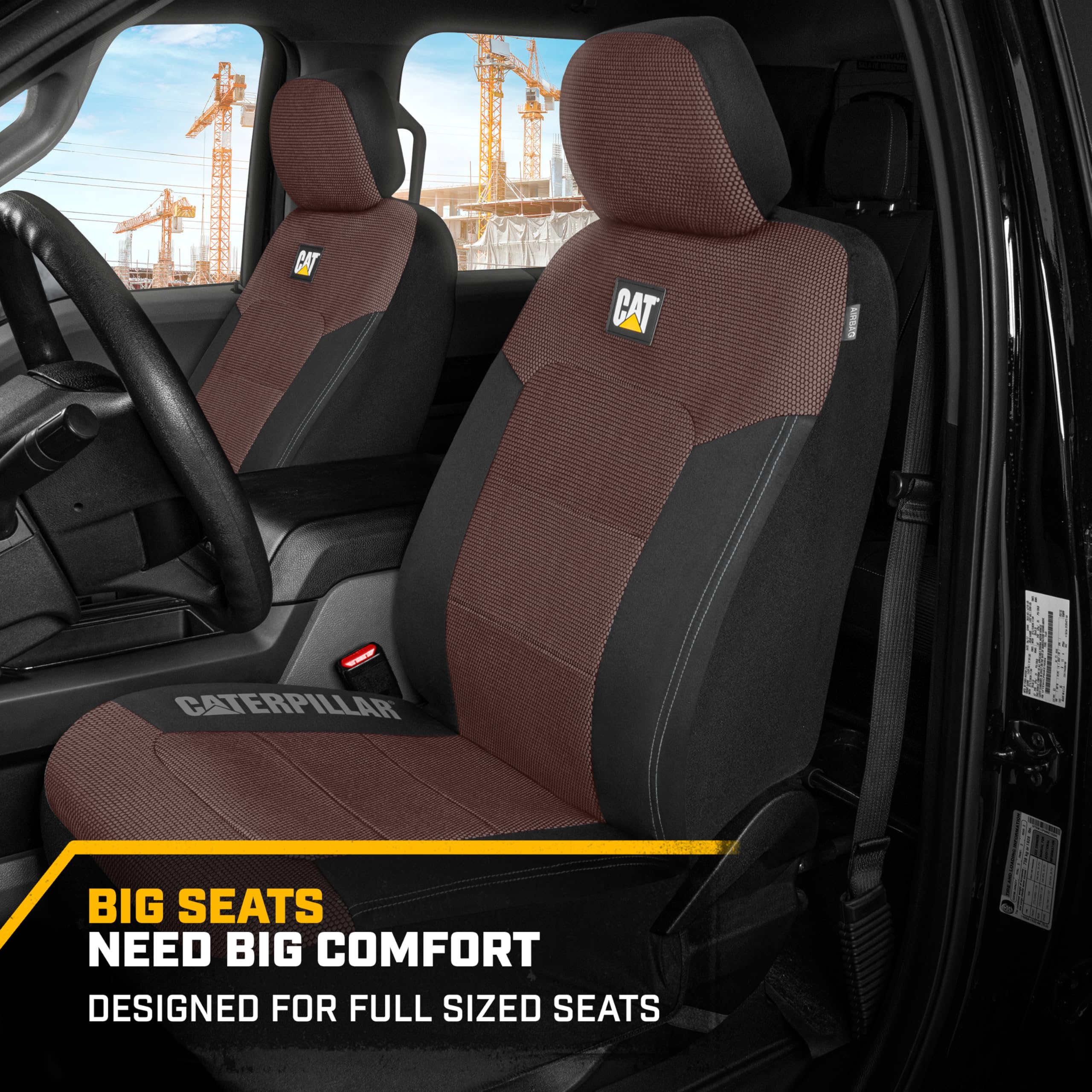 Foto 4 pulgar | Fundas De Asiento Automotrices Cat Meshflex Para Automóviles, Camiones Y Suv - Venta Internacional.