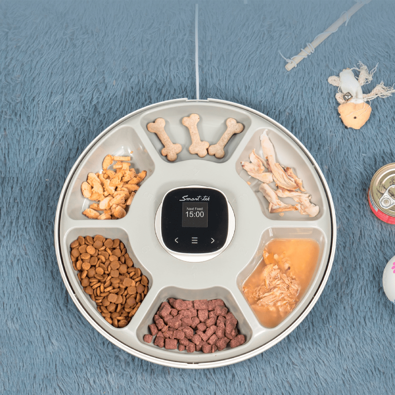 Foto 4 | Dispensador Automático de Comida Smart Tek Pf 300 Blanco para Mascotas