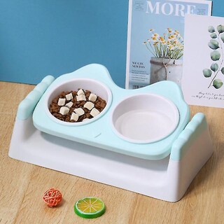 Foto 3 | Cuenco Dispensador De Comida Para Mascotas Y Gatos Con Soporte Elevado Para Perros Y Gatos - Venta Internacional.