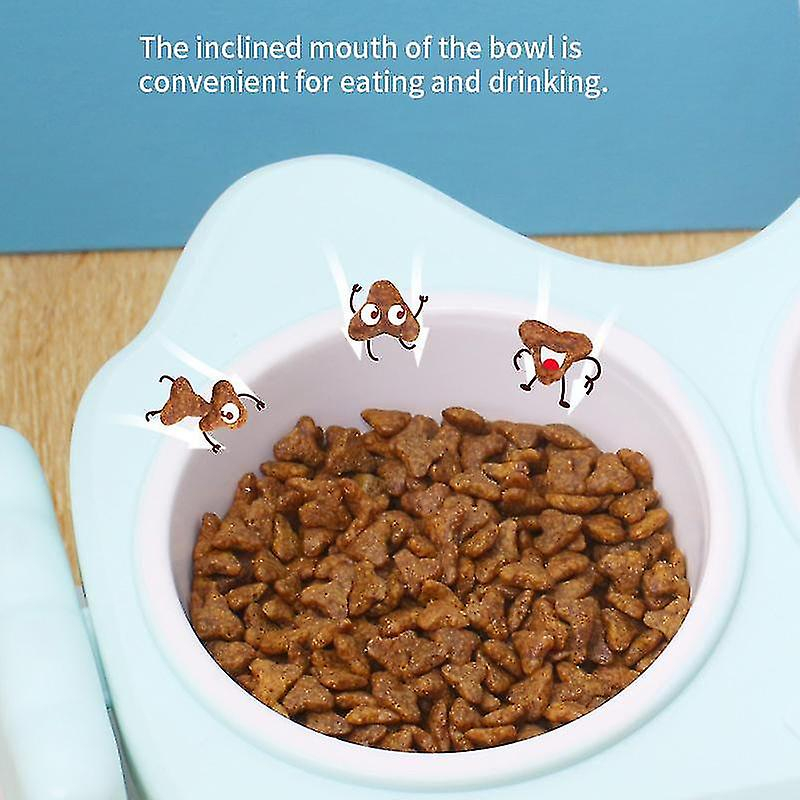 Foto 6 pulgar | Cuenco Dispensador De Comida Para Mascotas Y Gatos Con Soporte Elevado Para Perros Y Gatos - Venta Internacional.