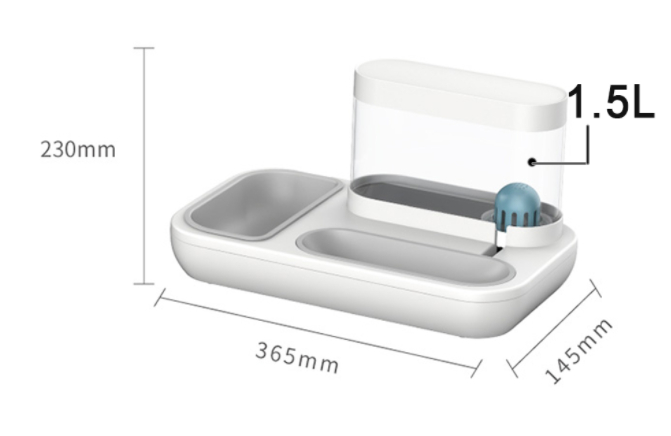 Foto 2 pulgar | Bebedero Automático Pet Feeder Bowl De 1,5 L Para Gatos Y Perros - Venta Internacional.