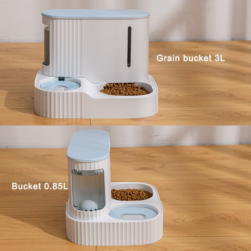 Foto 4 pulgar | Recipiente Automático De Comida Y Agua Para Mascotas Con Capacidad De 3 Litros Para Gatos Y Perros - Venta Internacion