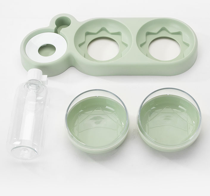 Foto 5 pulgar | Dispensador De Agua Y Comida Para Perros Y Gatos Pet Feeder, Cuencos Dobles - Venta Internacional.