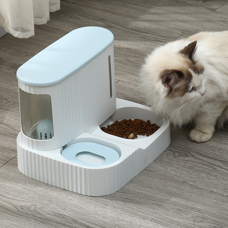 Foto 2 pulgar | Comedero Automático De 3 Litros Para Perros Y Gatos Con Almacenamiento De Alimentos Secos - Venta Internacional.