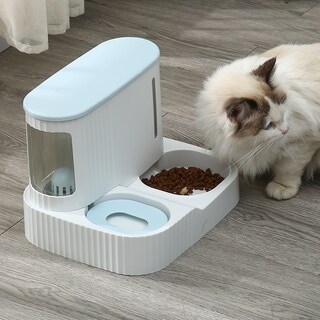 Foto 1 | Comedero Automático De 3 Litros Para Perros Y Gatos Con Almacenamiento De Alimentos Secos - Venta Internacional.