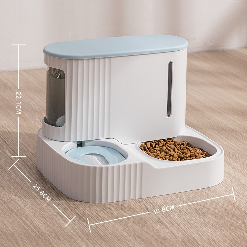 Foto 4 pulgar | Comedero Automático De 3 Litros Para Perros Y Gatos Con Almacenamiento De Alimentos Secos - Venta Internacional.