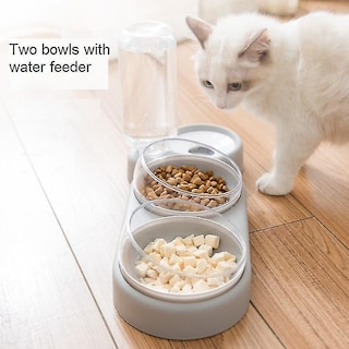 Foto 5 | Bebedero Para Gatos De 15° Y Alimentador De Agua Automático - Venta Internacional.
