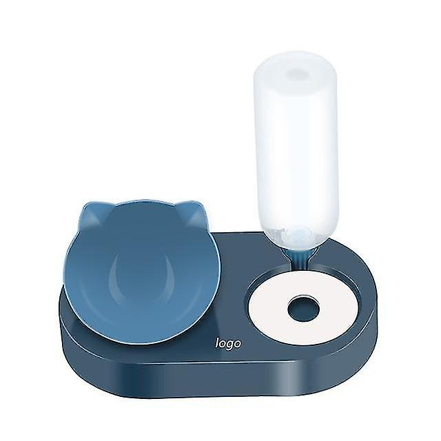 Dispensador De Alimentos Huoguo, Almacenamiento Automático De Agua Para Mascotas, Color Azul - Venta Internacional.