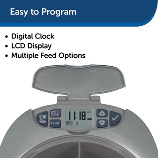 Foto 3 | Dispensador De Comida Para Mascotas Petsafe 6 Meal Programable Azul - Venta Internacional.