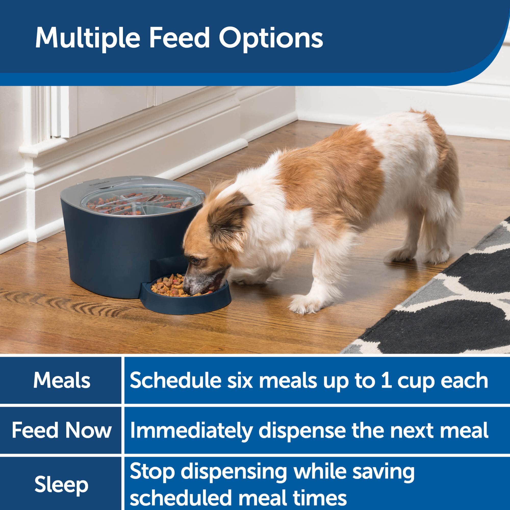 Foto 6 | Dispensador De Comida Para Mascotas Petsafe 6 Meal Programable Azul - Venta Internacional.