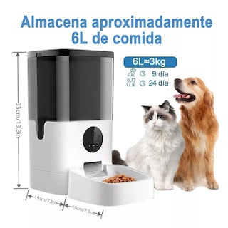 Foto 2 | Comedero Automático 6l Para Perros Y Gatos Con Webcam Eo Safe Imports Esi-17298 Multicolor