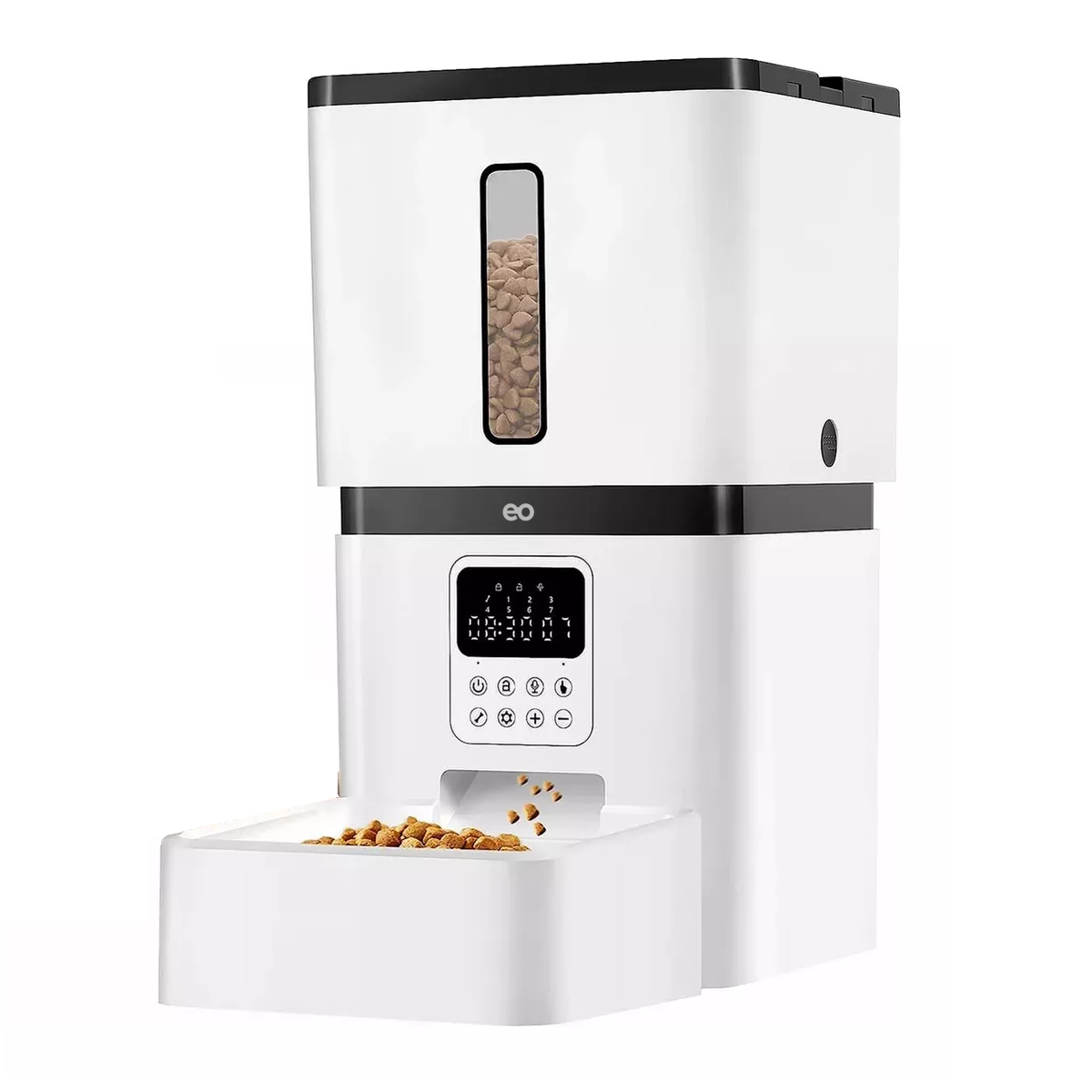 Comedero Automático Para Perros Y Gatos Dispensador Eo Safe Imports Esi-18165-1 Blanco