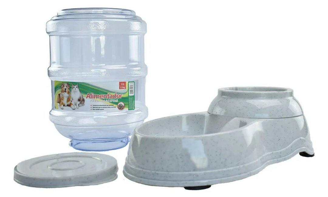 Foto 4 pulgar | Tazon Dispensador Automatico Alimento Para Perros Gato Chico Xtellar