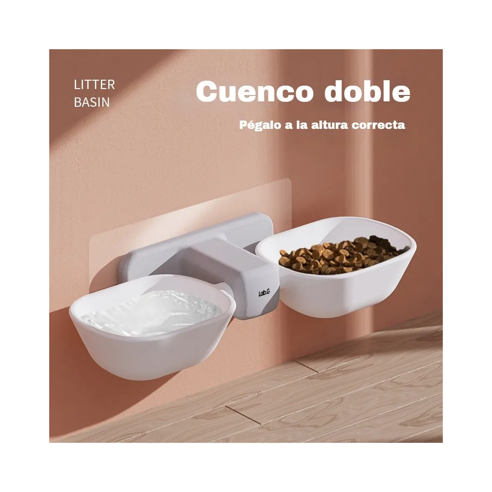 Foto 3 pulgar | Cuenco De Pared Bowl Lab.g Blanco Gris