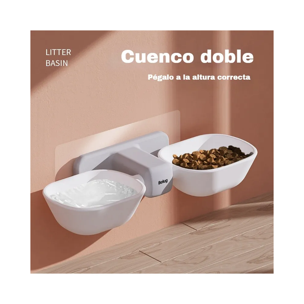 Foto 2 | Cuenco De Pared Bowl Blanco Gris