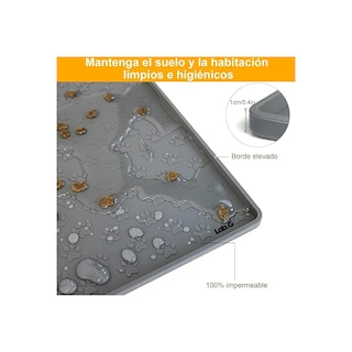 Foto 4 | Tapete Antiderrapante Lab.g Silicon Para Mascotas Negro