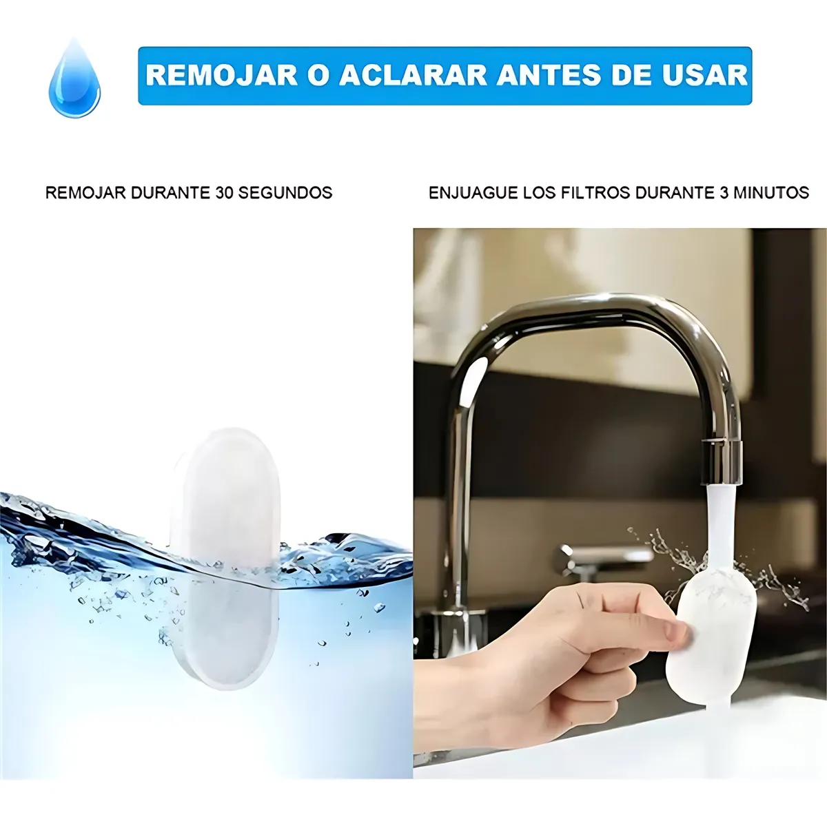 Foto 4 | 12 Pcs Filtros Lab.g De Repuesto Para Fuente Bebedero Mascotas Blanco Negro