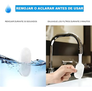 Foto 4 | 12 Pcs Filtros Lab.g De Repuesto Para Fuente Bebedero Mascotas Blanco Negro