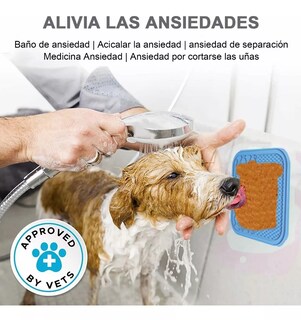 Foto 4 | 2 Platos de Comida con Raspador para Mascotas Belug color Azul