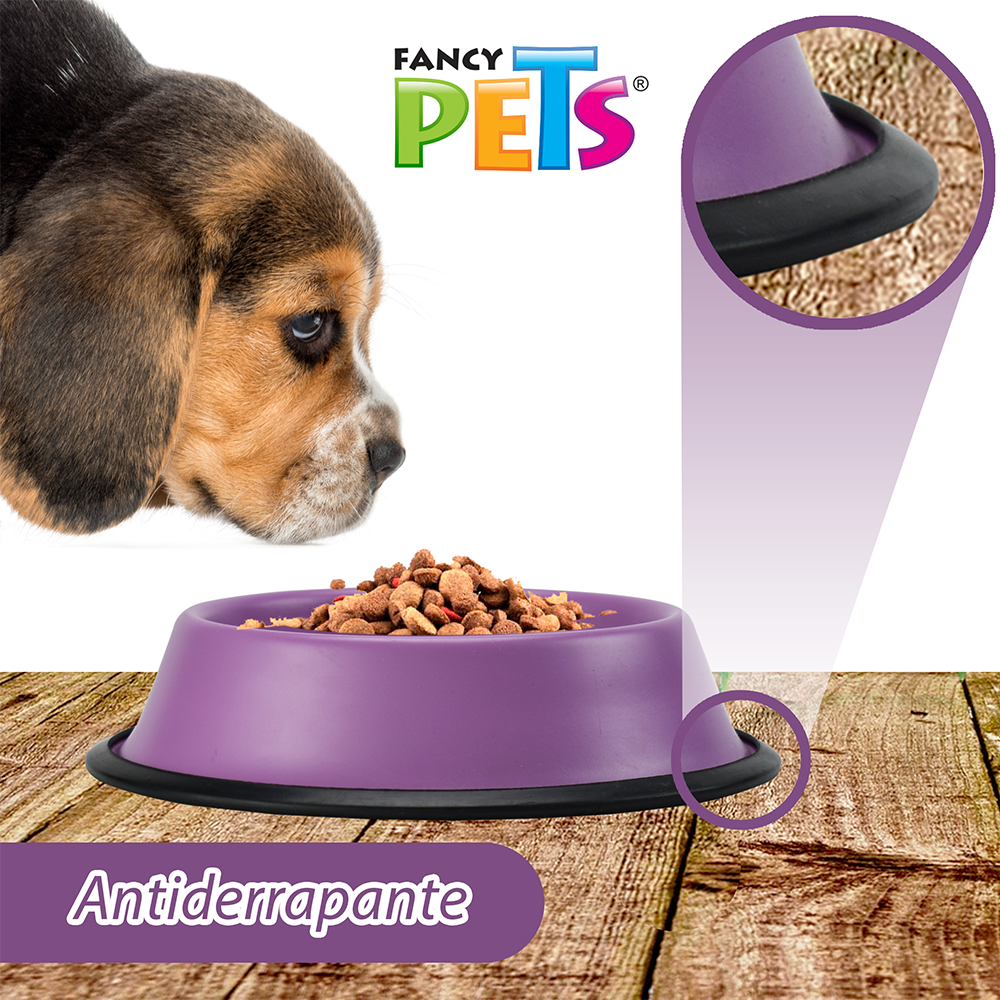 Foto 4 pulgar | Fancy Pets Plato De Colores Surtidos Para Perro Con 16 Onzas O 454 Gramos