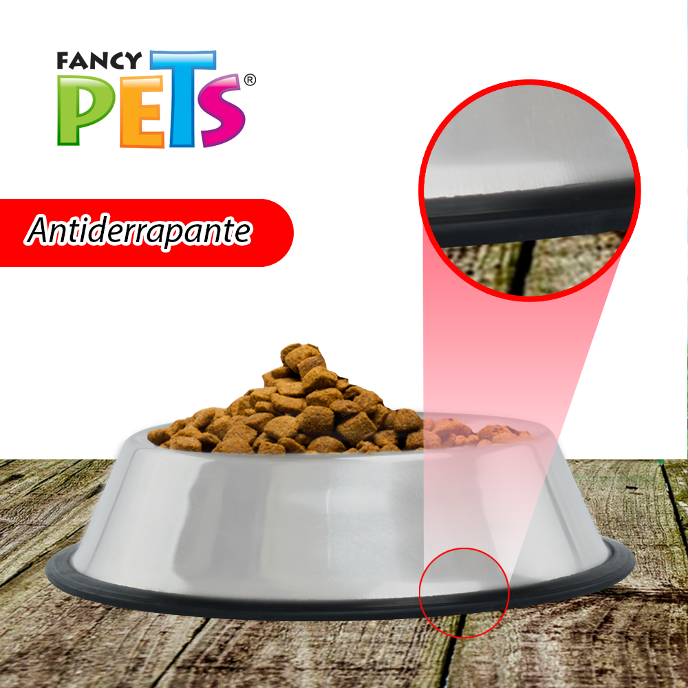 Foto 5 pulgar | Fancy Pets Plato De Acero Para Perro De 32 Onzas O 907 Gramos