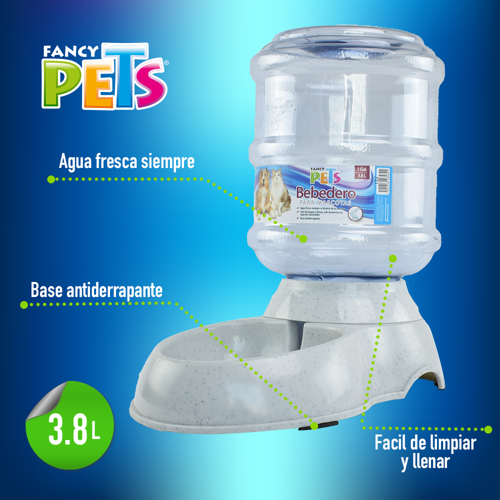Foto 6 pulgar | Fancy Pets Bebedero De Agua Chico Para Perro O Gato Co Capacidad De 1 Galón, 3.8 Litros
