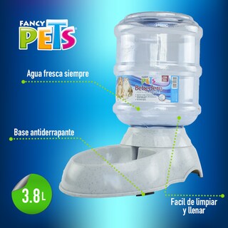 Foto 5 | Fancy Pets Bebedero De Agua Chico Para Perro O Gato Co Capacidad De 1 Galón, 3.8 Litros
