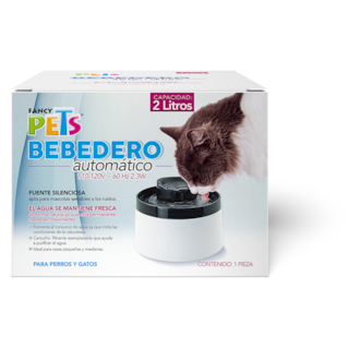 Foto 5 | Fancy Pets Bebedero De Agua Tipo Fuente Automático Para Perros Y Gatos Con Capacidad De 2 Litros