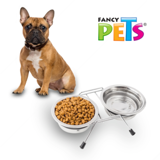 Foto 3 | Fancy Pets Comedero Doble Con Apaciad De 16 Onzas Y 568 Mililítros