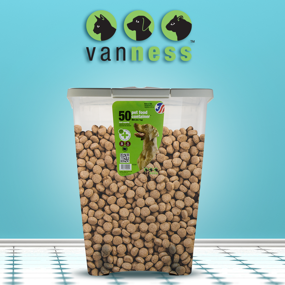 Foto 4 pulgar | Van Ness Contenedor De Alimento Corquetas Para Mascotas Con Capacidad De 22.6 Kilogramos Varios Colores
