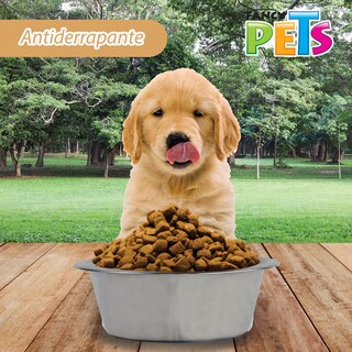 Foto 4 | Fancy Pets Plato De Acero Hondo Con Base Antiderrapante Con 32 Onzas Y/o 907 Gramos