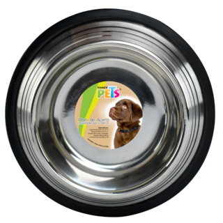 Foto 1 | Fancy Pets Plato Estriado De Acero Inoxidable Para Perro 8 Onzas O 227 Gramos Con Antiderapante