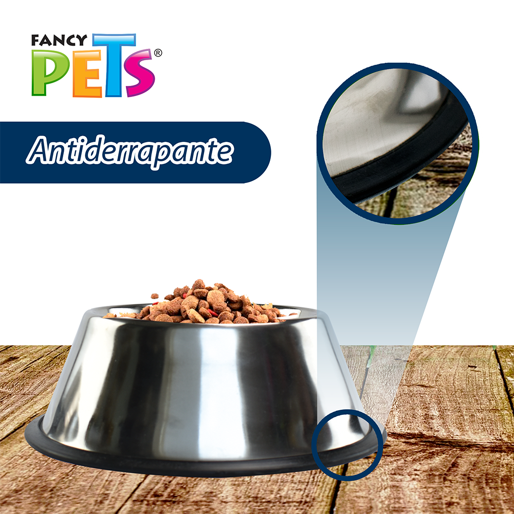 Foto 3 pulgar | Fancy Pets Plato De Acero Inoxidable Para Perro De Orejas Largas