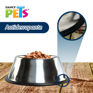 Foto 2 | Fancy Pets Plato De Acero Inoxidable Para Perro De Orejas Largas