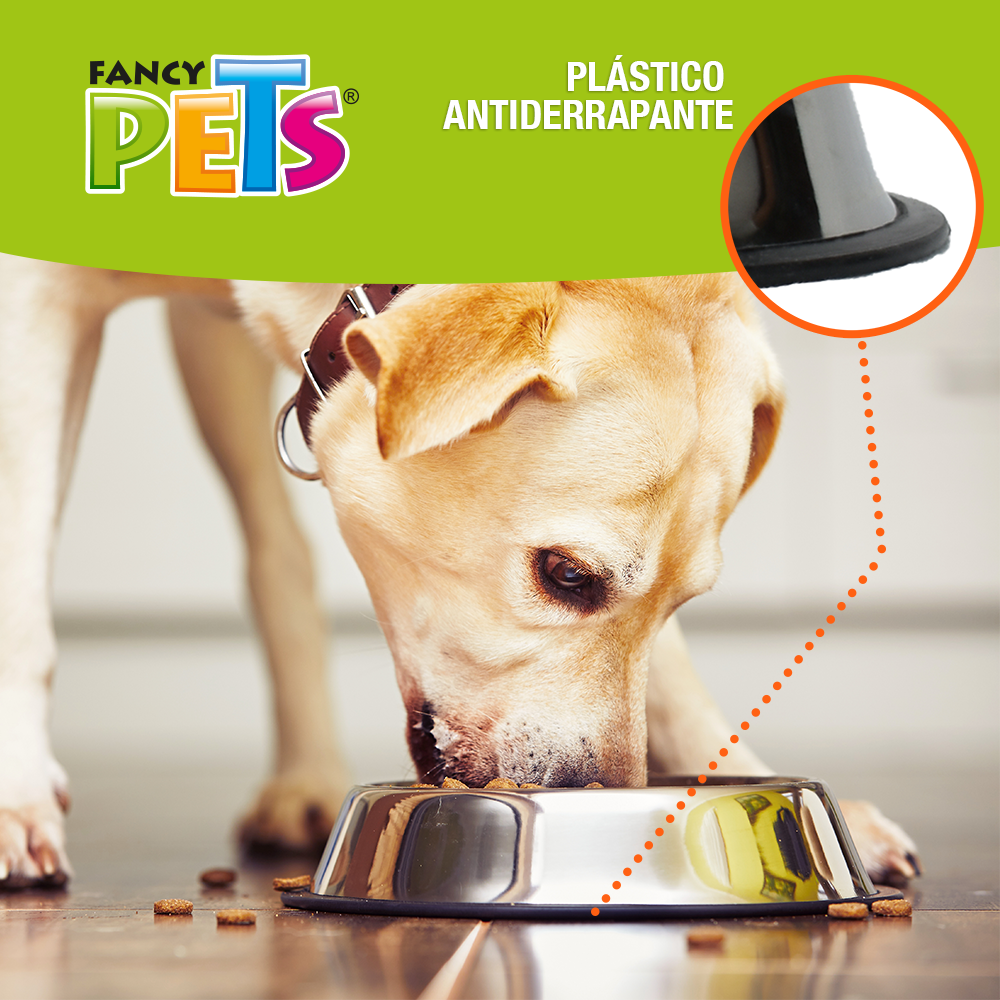 Foto 5 pulgar | Fancy Pets Plato De Acero Inoxidable Ligero Para Perro Para 64 Onza O 1.8 Kilos