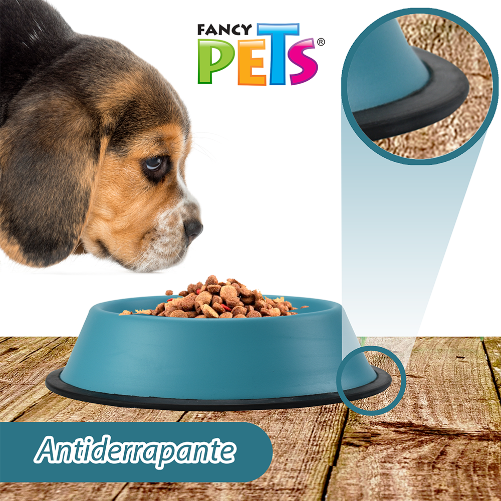 Foto 4 pulgar | Fancy Pets Plato De Colores Surtidos Para Perro Con 32 Onzas O 907 Gramos