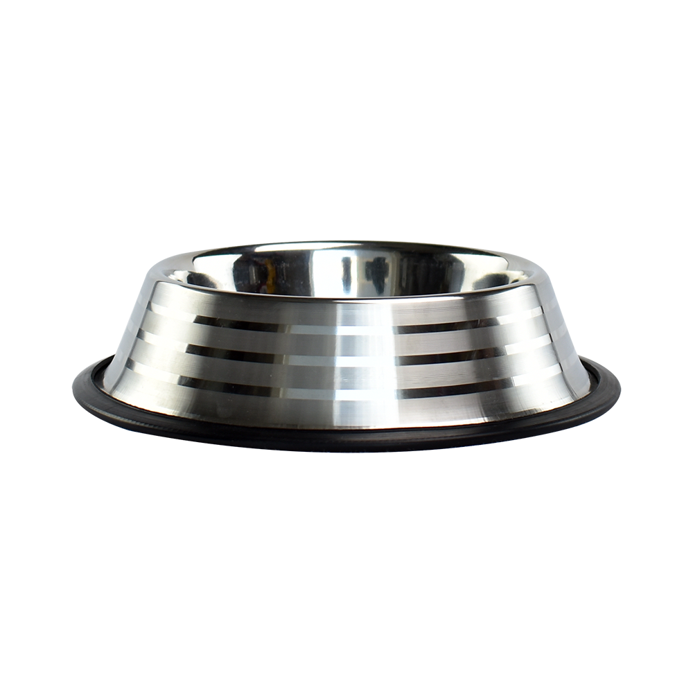 Foto 3 pulgar | Fancy Pets Plato Estriado De Acero Inoxidable Para Perro, 32 Onzas O 907 Gramos Con Antiderapante