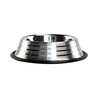 Foto 2 | Fancy Pets Plato Estriado De Acero Inoxidable Para Perro, 32 Onzas O 907 Gramos Con Antiderapante