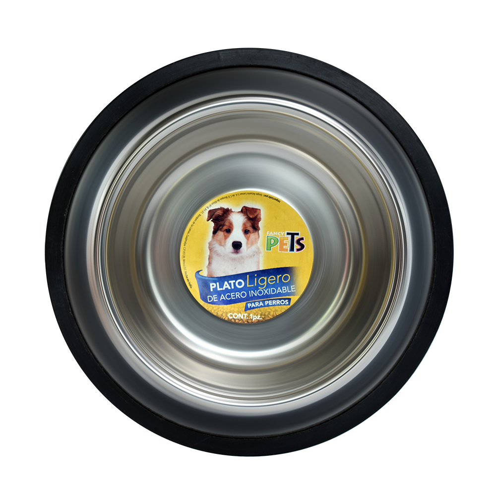 Foto 1 | Fancy Pets Plato Ligero De Acero Inoxidable Para Perro Tamaño 16 Onzas O 680 Gramos