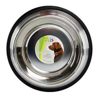Foto 1 | Fancy Pets Plato Estriado De Acero Inoxidable Para Perro, 64 Onzas O 1.8 Kilogramos Con Antiderapante