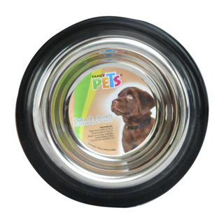 Foto 2 | Fancy Pets Plato De Acero Inoxidable Con Antiderrapante Para Perro De 16 Onzas Y/o 454 Gramos
