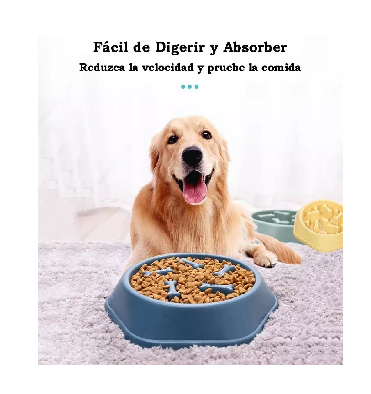 Foto 5 pulgar | Plato de Alimentación Lenta para Mascota Belug