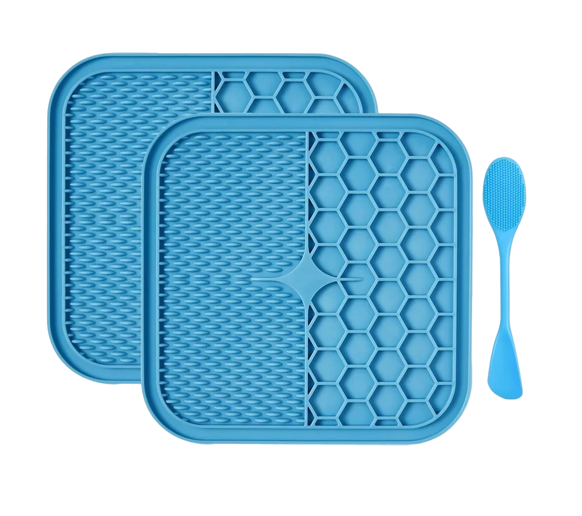 Foto 1 | Plato para Alimentación Lenta Belug Azul 3 Piezas