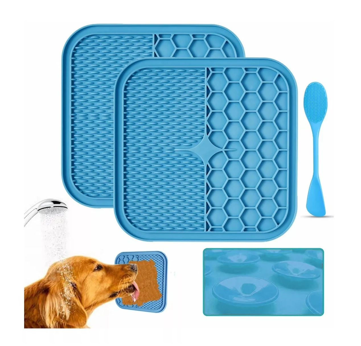 Foto 2 | Plato de Comida Lenta para Cachorro Lab.G Azul