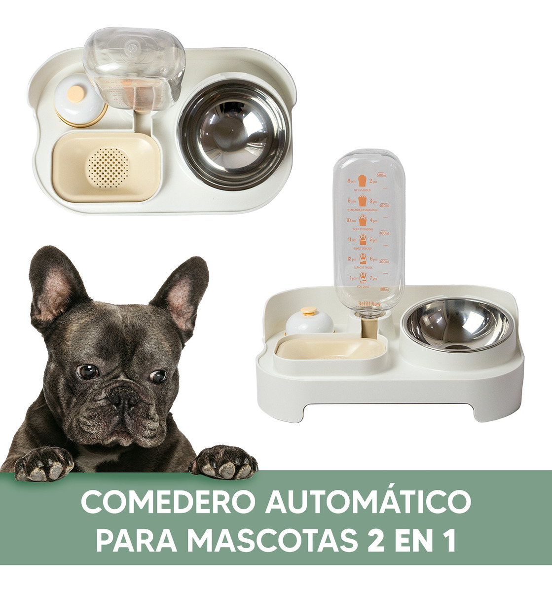 Foto 3 pulgar | Jauz Improvement Bebedero Con Dispensador De Agua Automatico + Comedero P/ Perros (mod. J0168)