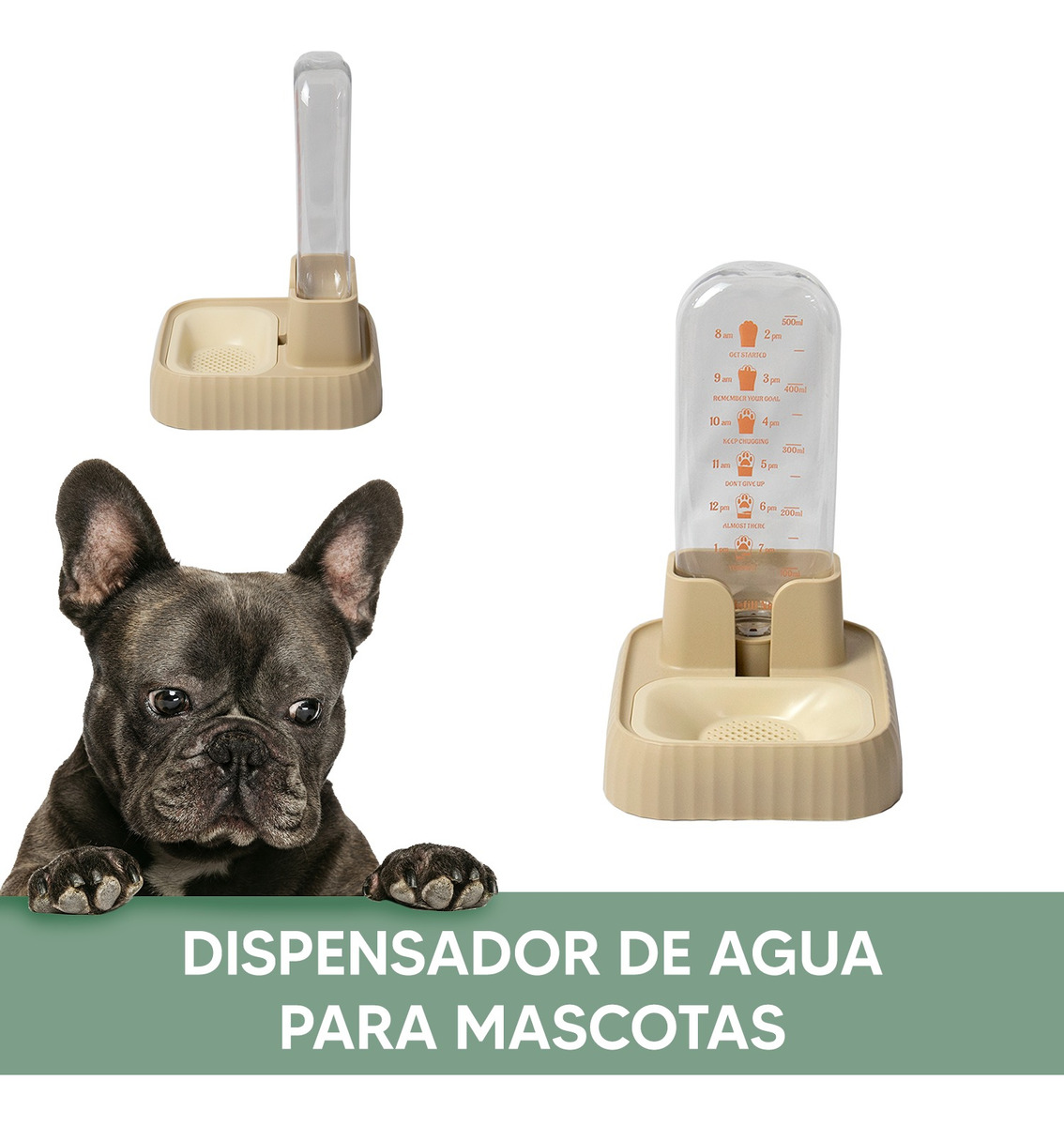Foto 3 pulgar | Jauz Improvement Bebedero Dispensador De Agua Automatico Para Perros Y Gatos Color Beige  (mod. J0169)