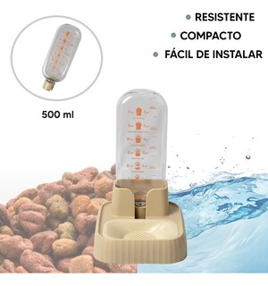 Foto 3 | Jauz Improvement Bebedero Dispensador De Agua Automatico Para Perros Y Gatos Color Beige (mod. J0169)
