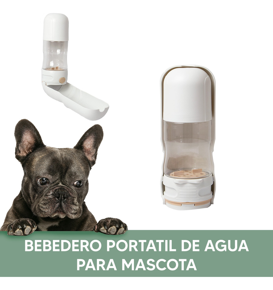 Foto 3 pulgar | Jauz Improvement Bote Dispensador Agua Y Comida Portatil Para Mascotas 2 En 1 (mod. J0170)